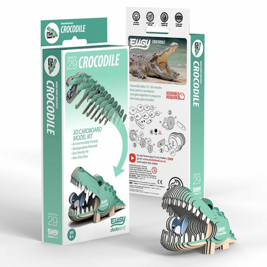 EUGY - Crocodile 3D Puzzle