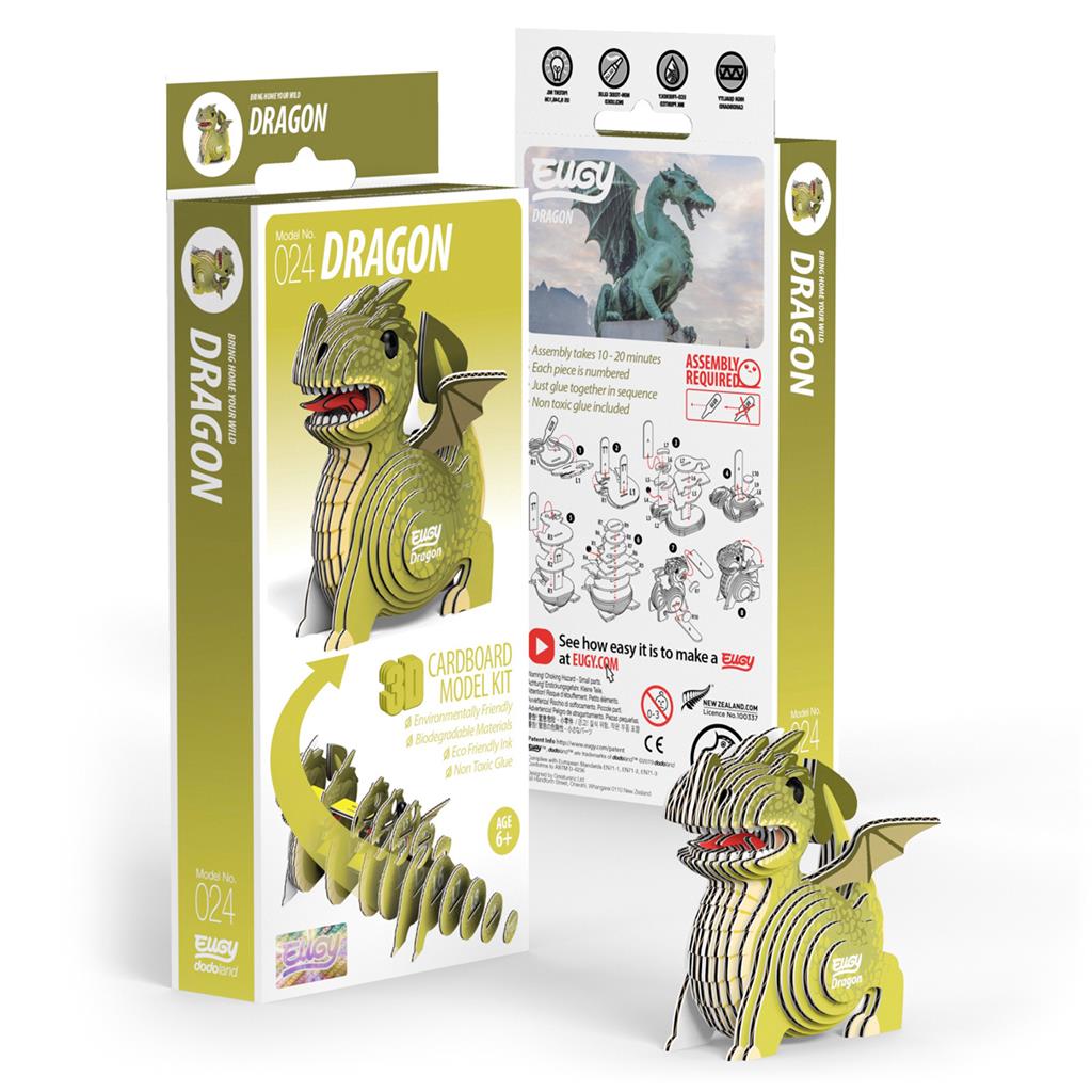 EUGY - Green Dragon 3D Puzzle