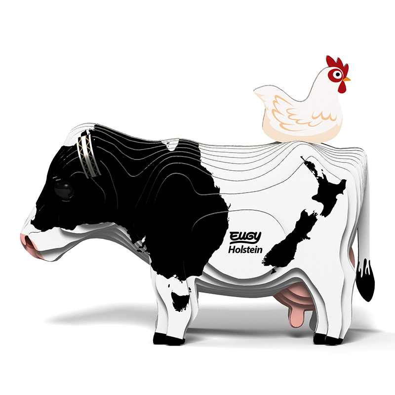 EUGY - Holstein Friesian Cow 3D Puzzle
