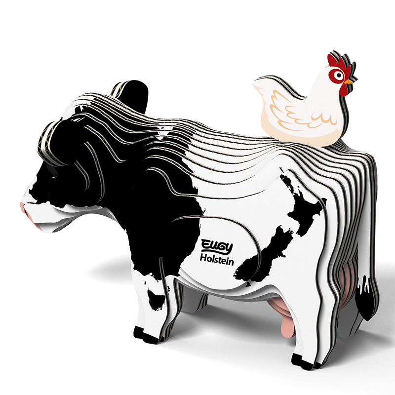 EUGY - Holstein Friesian Cow 3D Puzzle