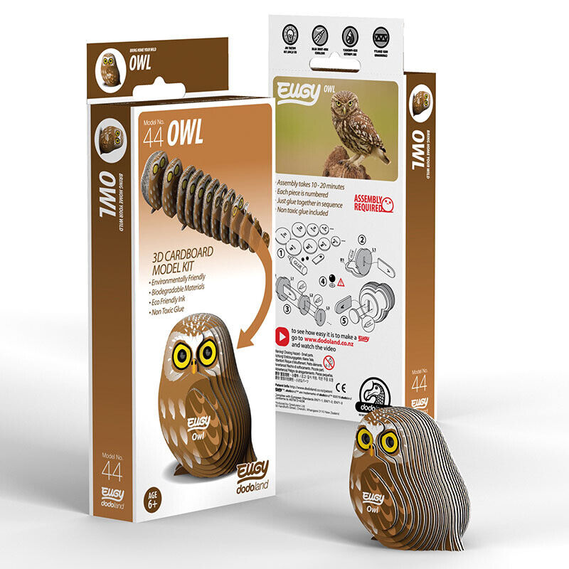 EUGY - Owl 3D Puzzle