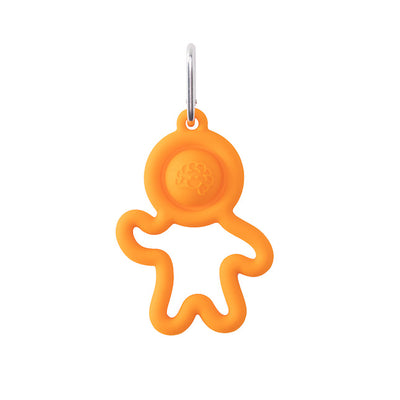 Fat Brain Toys - Lil Dimpl Keychain - Orange