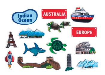 Felt Creations - Felt World Map Set