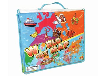 Felt Creations - Felt World Map