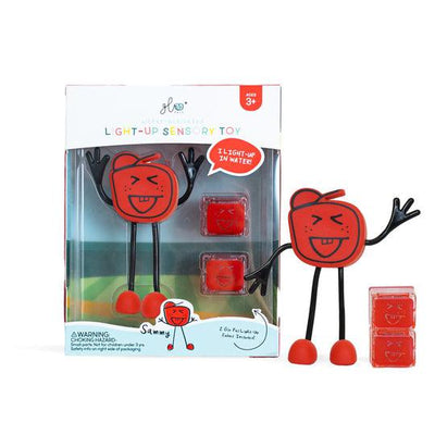 Glo Pals - Light Up Sensory Bath Toy Sammy (Red)