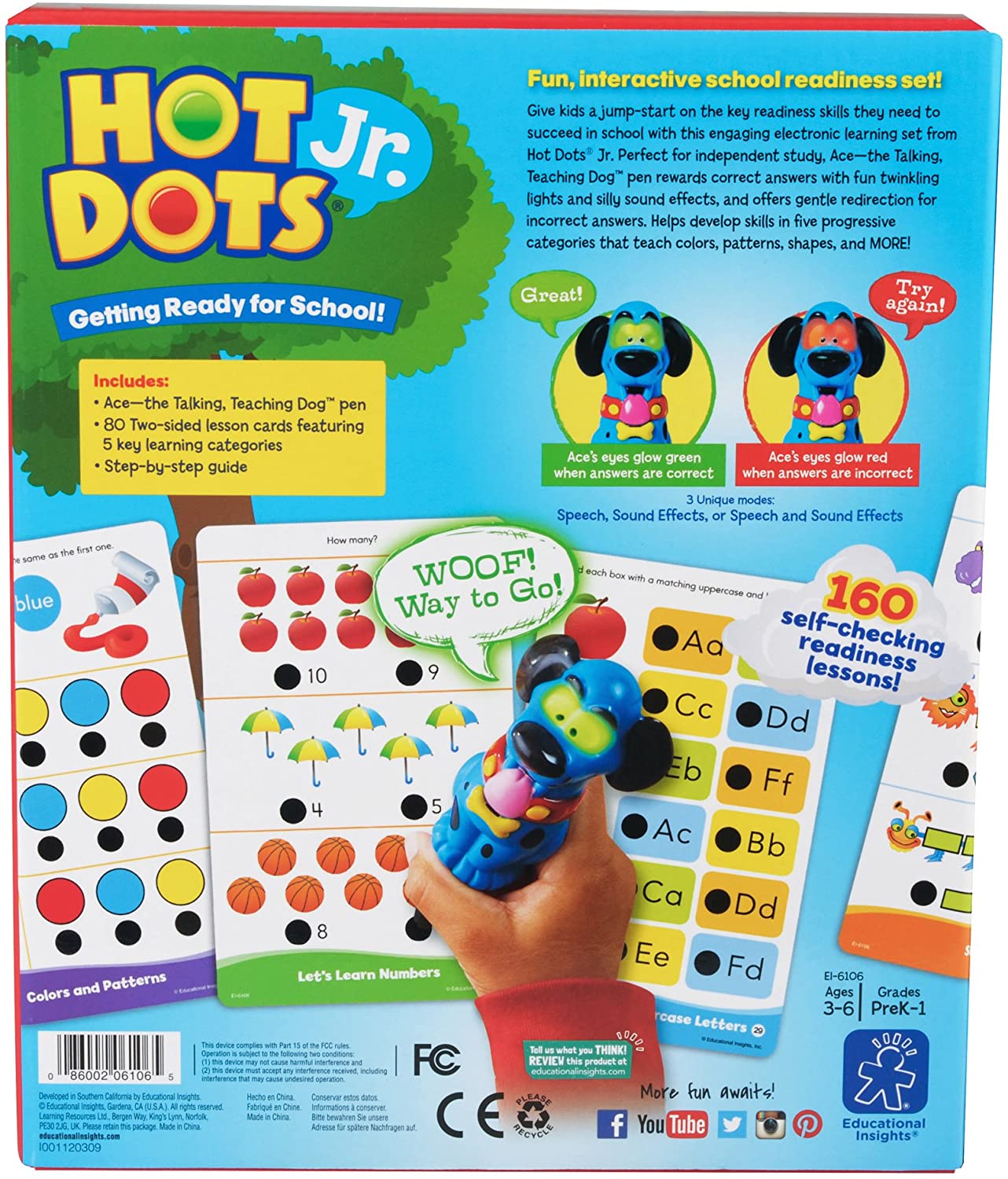 Educational Insights - Hot Dots Jr - Getting Ready For School