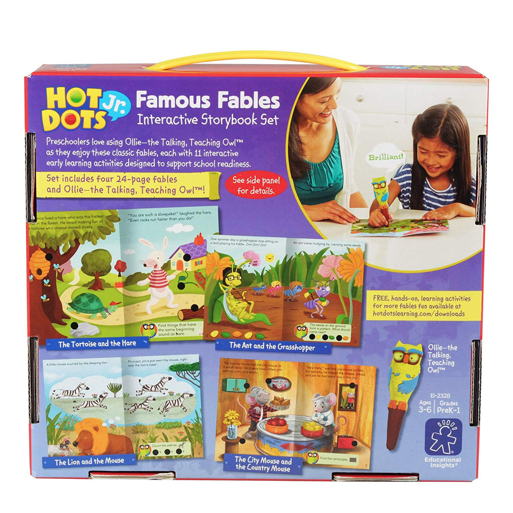 Educational Insights - Hot Dots Jr - Famous Fables Interactive Storybook Set