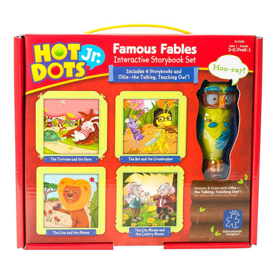 Educational Insights - Hot Dots Jr - Famous Fables Interactive Storybook Set