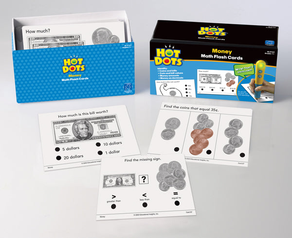Educational insights - Hot Dots - Flash Cards Money