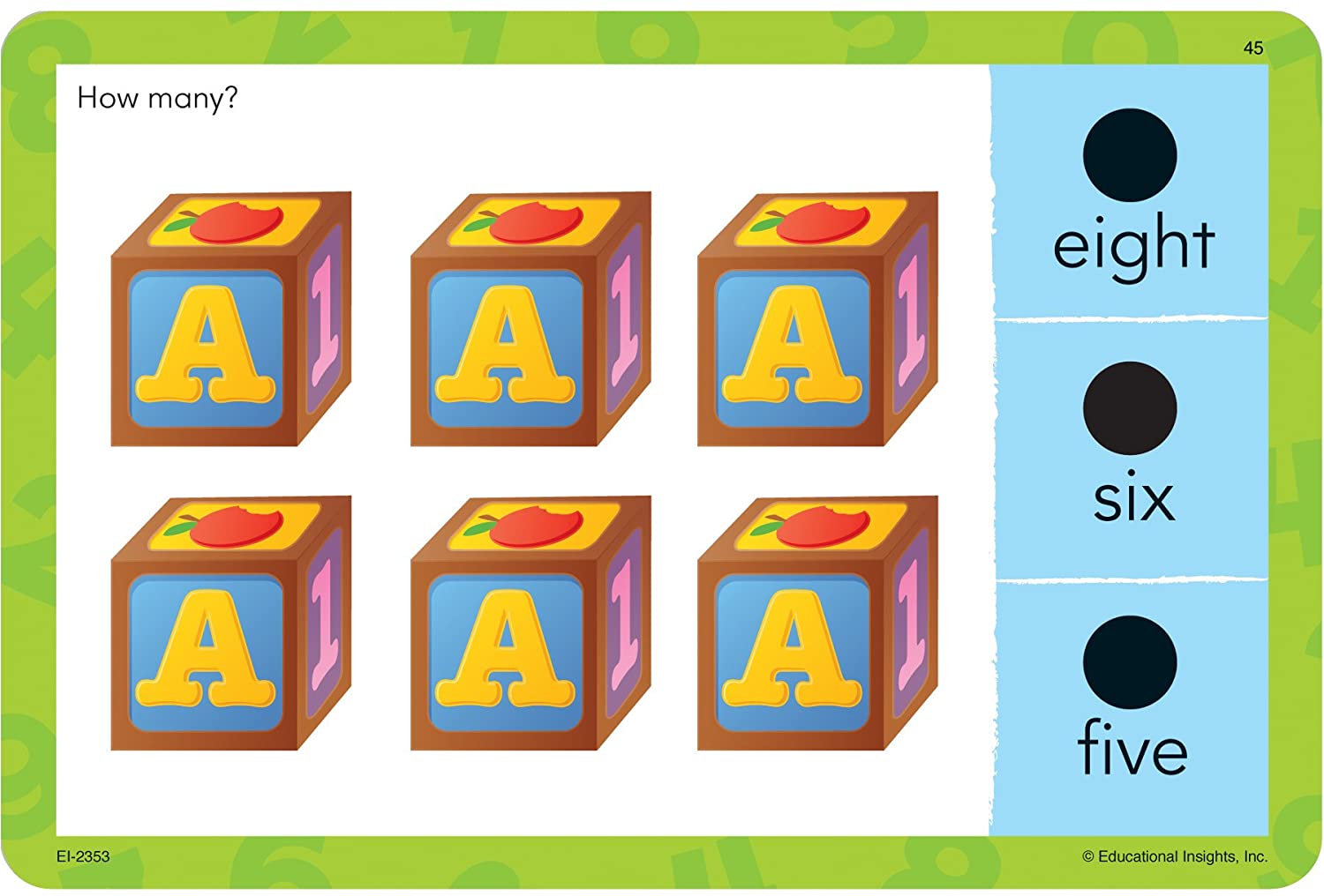 Educational Insights - Hot Dots Jr - Card Set Numbers & Counting