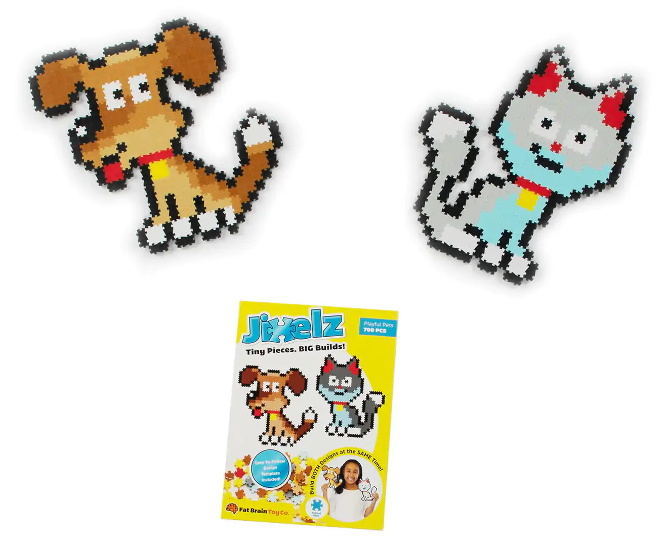 Fat Brain - Jixelz Puzzles - Playful Pets