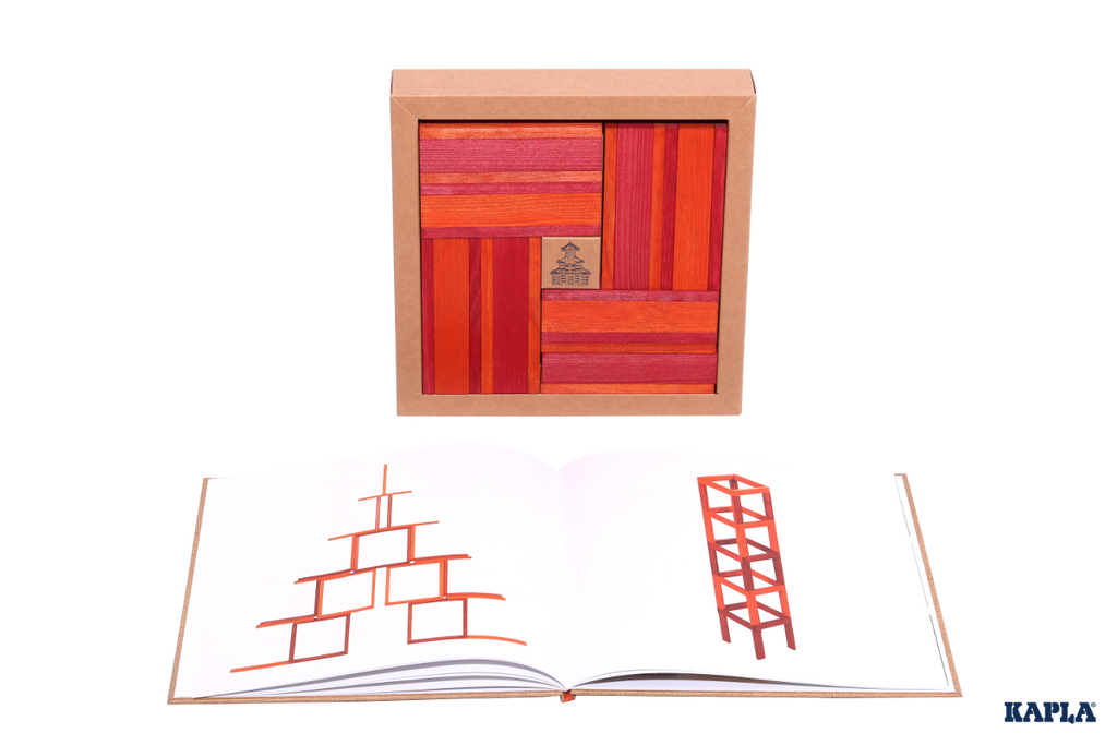 KAPLA - Red & Orange - 40 Planks