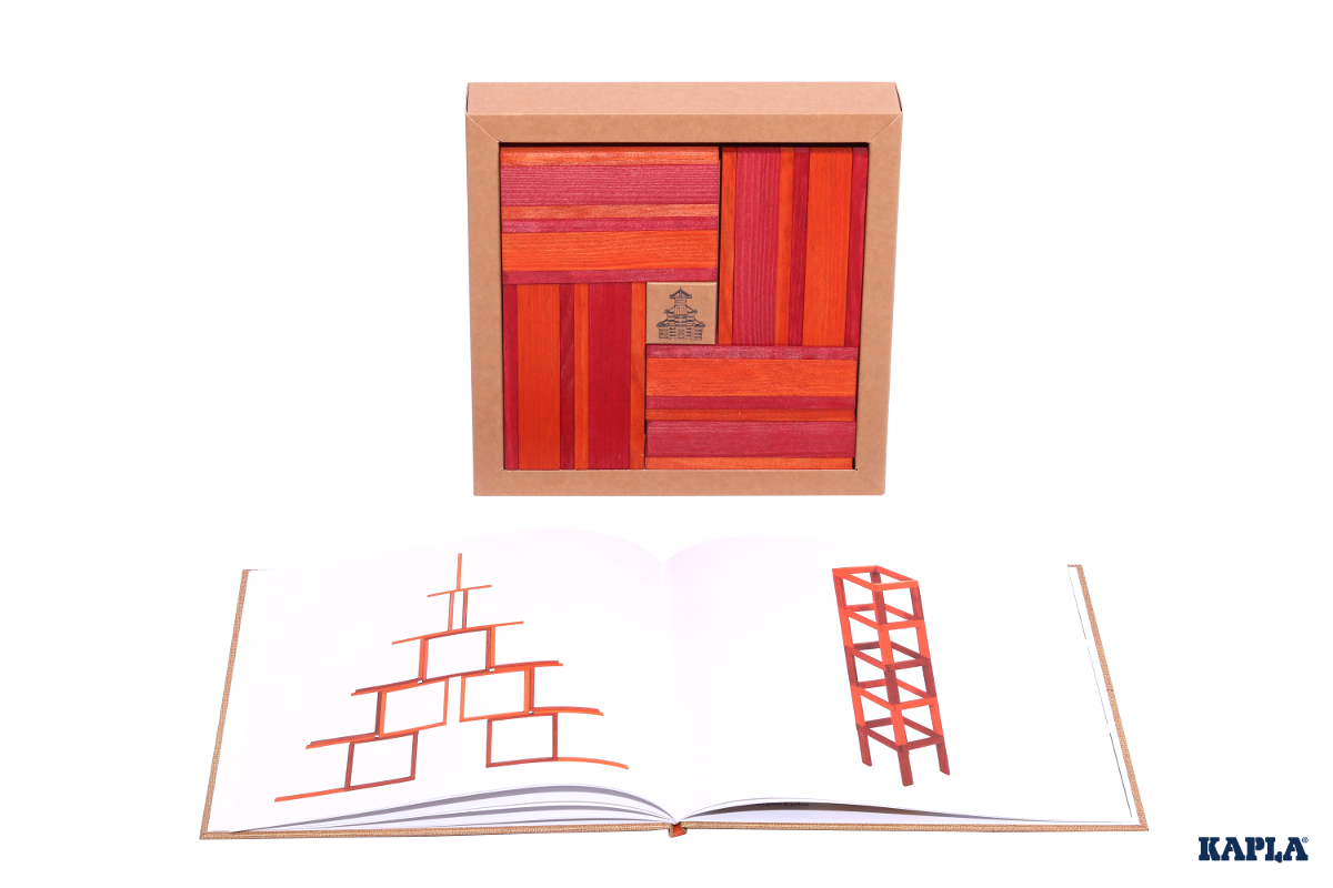 KAPLA - Red & Orange - 40 Planks