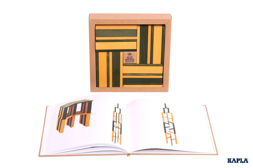 KAPLA - Yellow & Green - 40 Planks