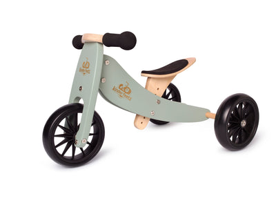 Kinderfeets - 2in1 Tiny Tot Trike/Bike - Sage