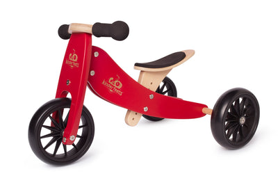 Kinderfeets - 2in1 Tiny Tot Trike/Bike - Cherry Red