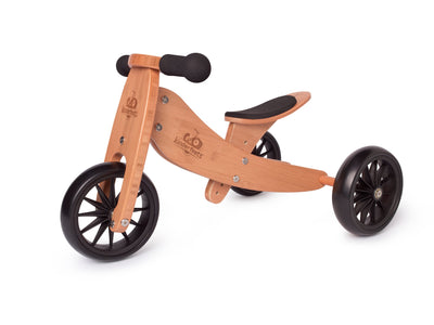 Kinderfeets - 2in1 Tiny Tot Trike/Bike Classic Bamboo