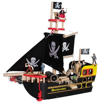 Le Toy Van - Barbarossa Wooden Pirate Ship