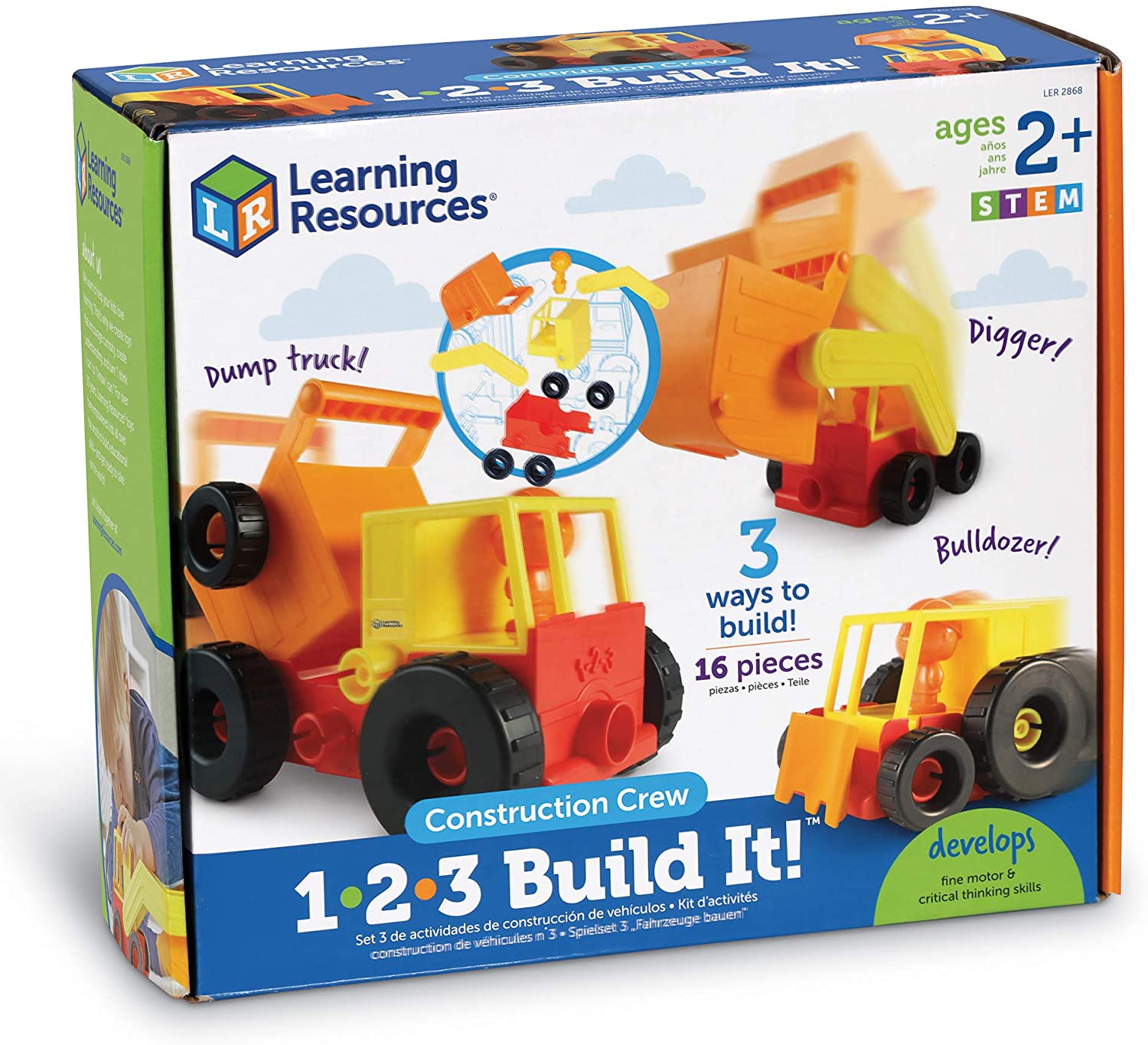 Learning Resources - 1-2-3 Build It Construction Crew