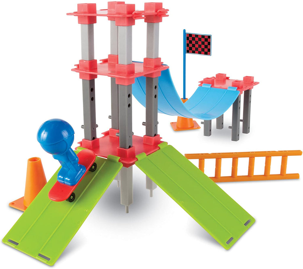 Learning Resources - Skate Park Engineering & Design Building Set