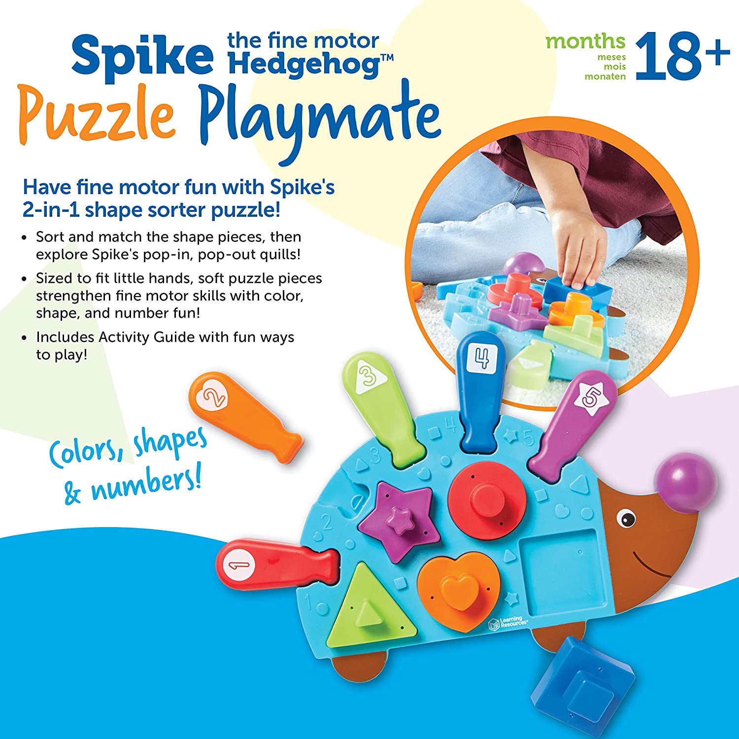 Learning Resources - Spike Puzzle Playmate