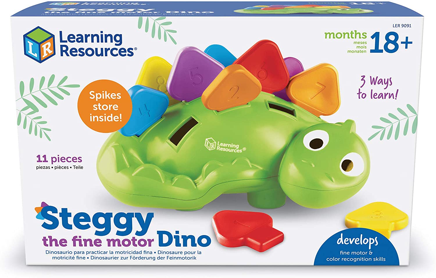 Learning Resources - Steggy The Fine Motor Dino