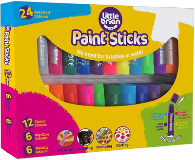 Little Brian - Paint Sticks (24) - Assorted