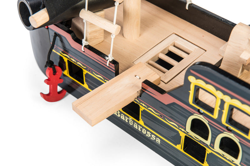 Le Toy Van - Barbarossa Pirate Wooden Ship Toy