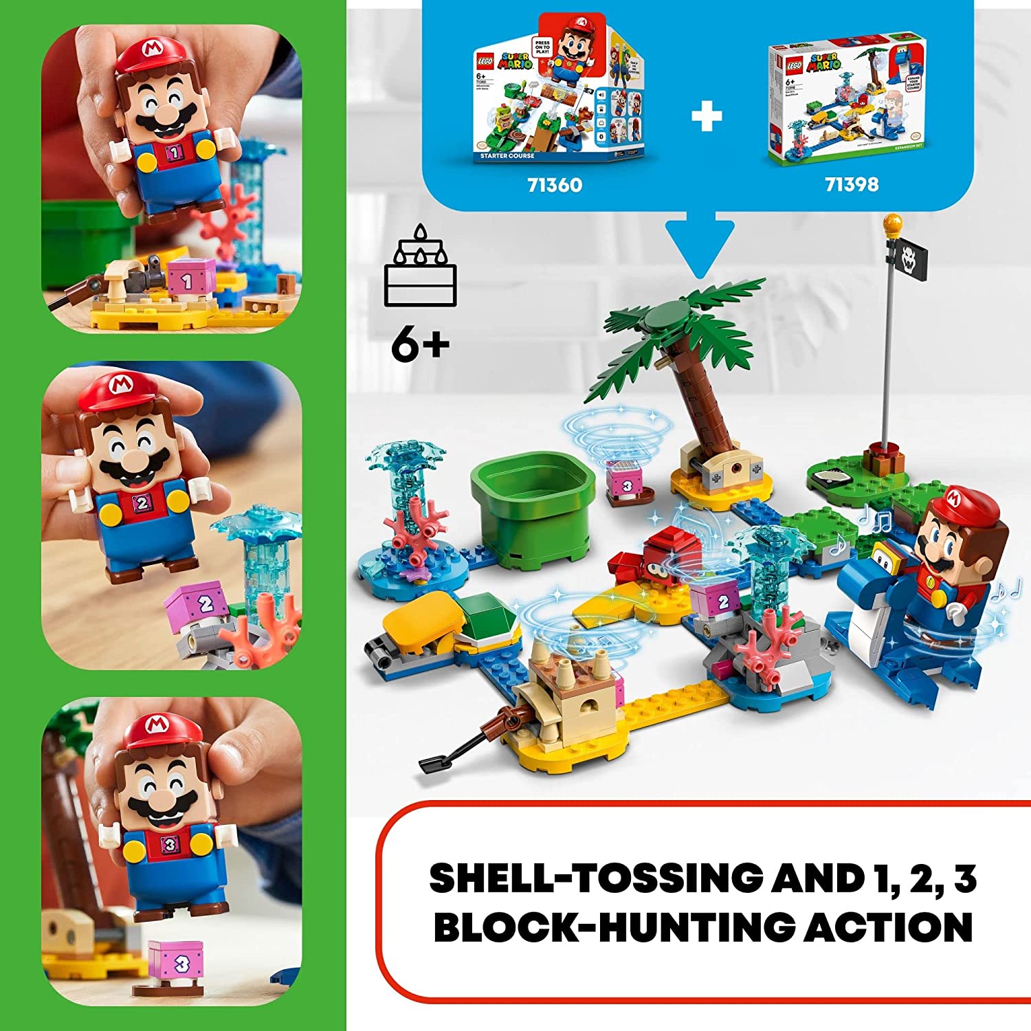 LEGO - Super Mario Dorries Beachfront Expansion Set (71398)