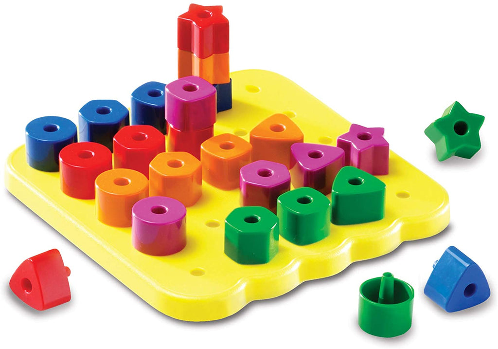 Learning Resources - Stacking Shapes Peg Board