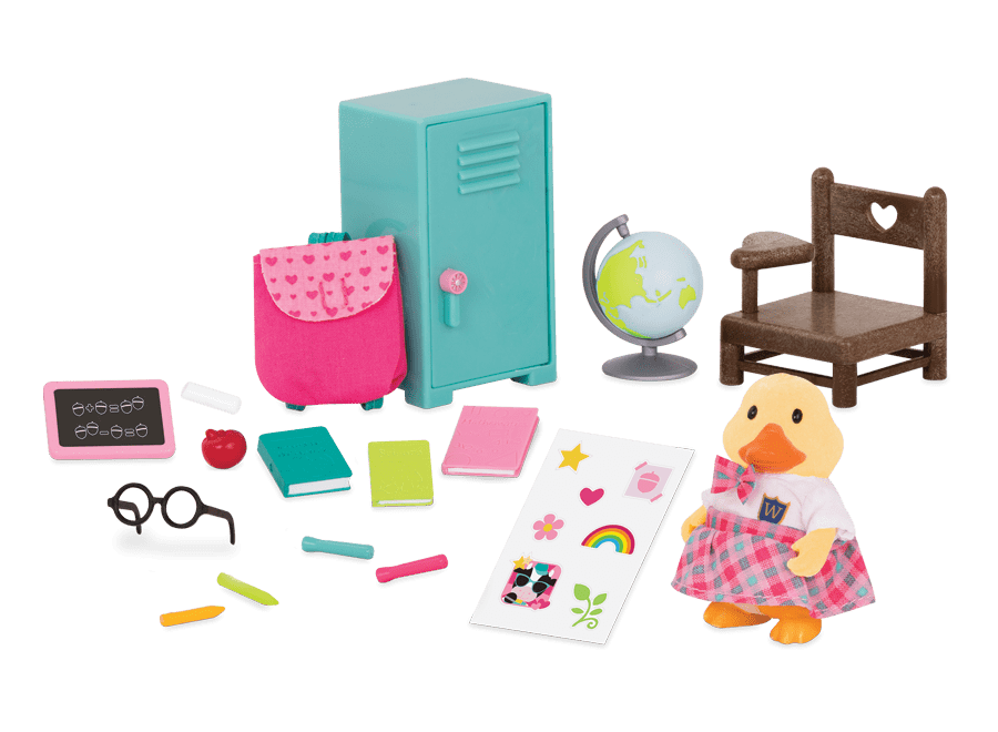 Lil Woodzeez - Playset School Set