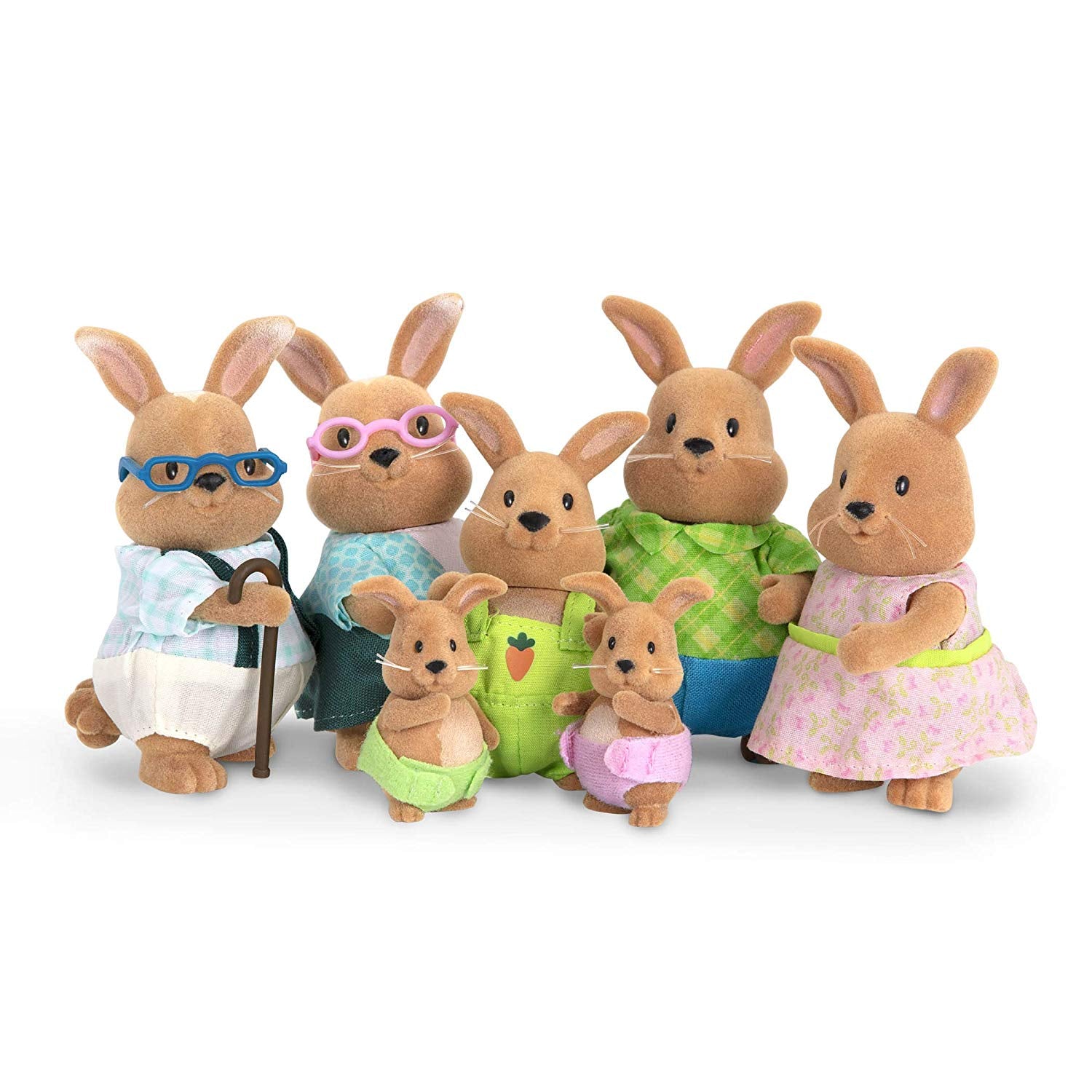 Lil Woodzeez - Family - Cottonball Rabbits