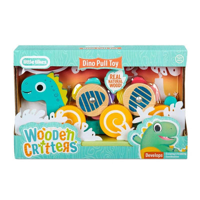 Little Tikes - Wooden Critters Pull Along - Dino