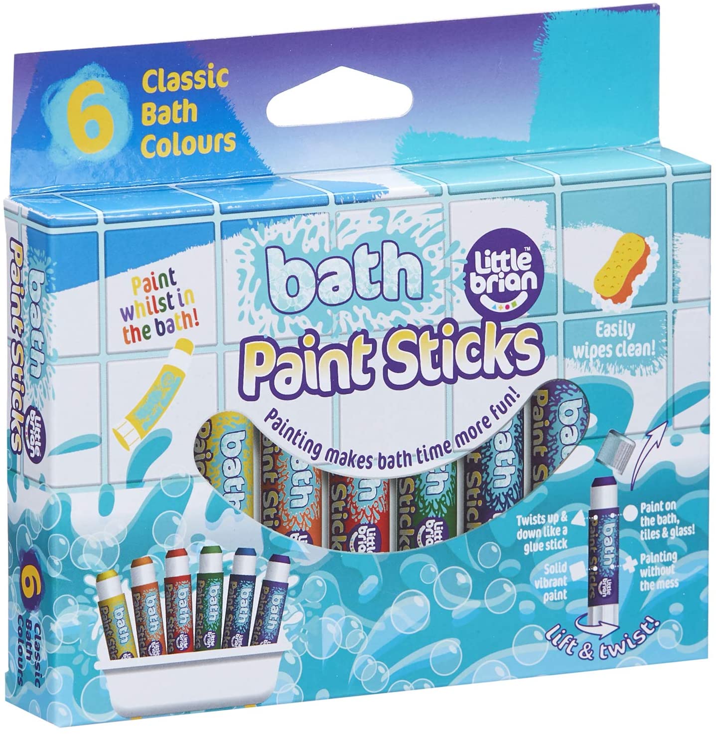 Little Brian - Bath Paint Sticks (6)