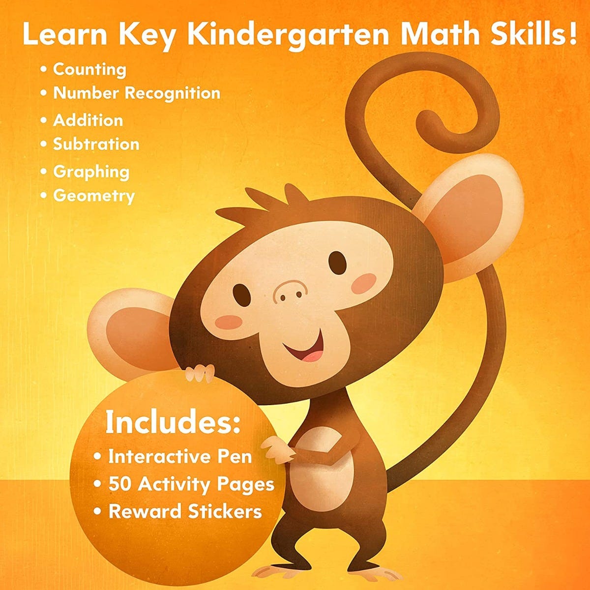 Educational Insights - Hot Dots - Lets Learn Math Workbook - Kindergarten