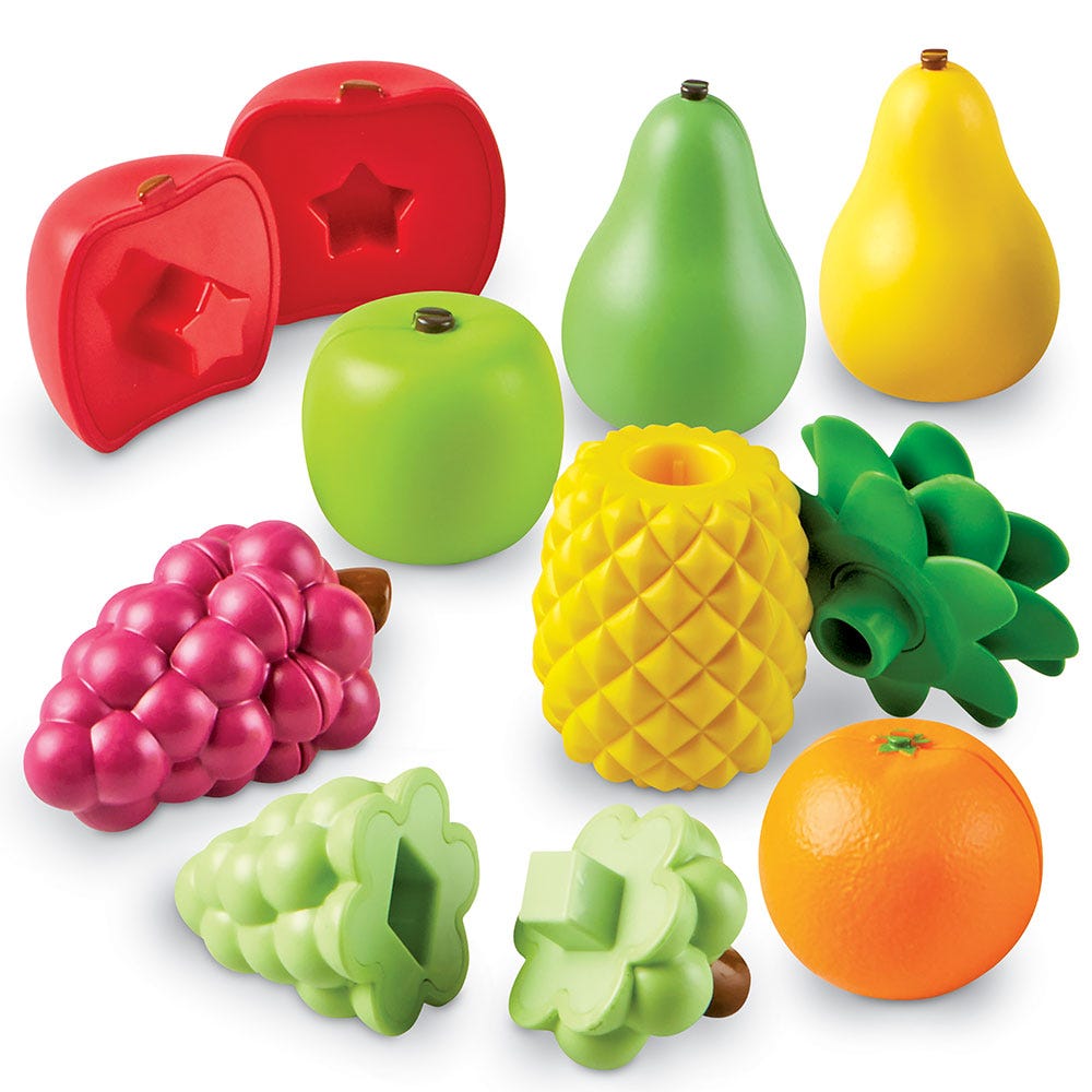Learning Resources - Snap-N-Learn Fruit Shapers