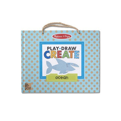 Melissa & Doug - Play Draw Create Reusable Drawing & Magnet Kit Ocean