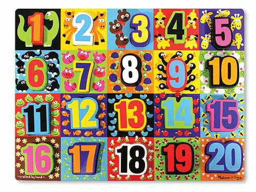 Melissa & Doug - Chunky Puzzle - Jumbo Numbers