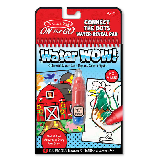 Melissa & Doug - Water WOW - Connect The Dots - ON the GO Travel Activity