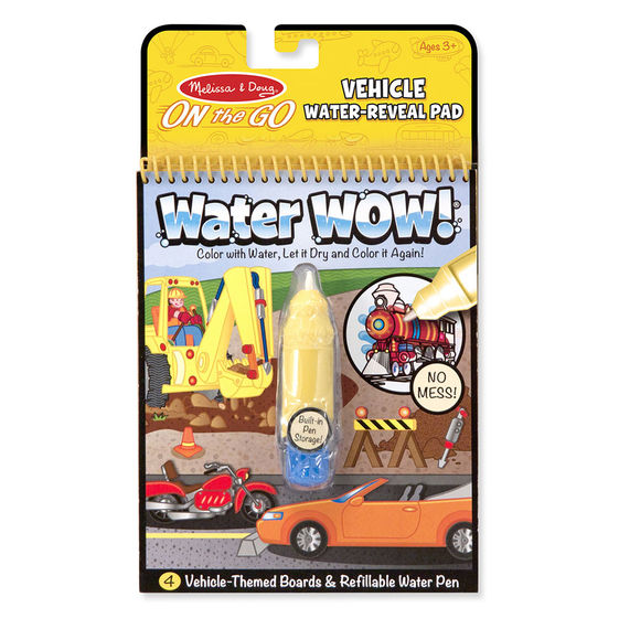 Melissa & Doug - Water WOW - Vehicles - ON the GO Travel Activity