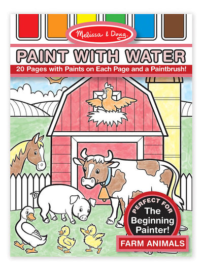 Melissa & Doug - Paint With Water Farm Animals