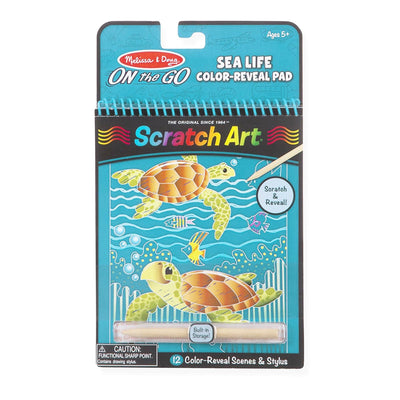 Melissa & Doug - Scratch Art - Sealife - ON the GO Travel Activity