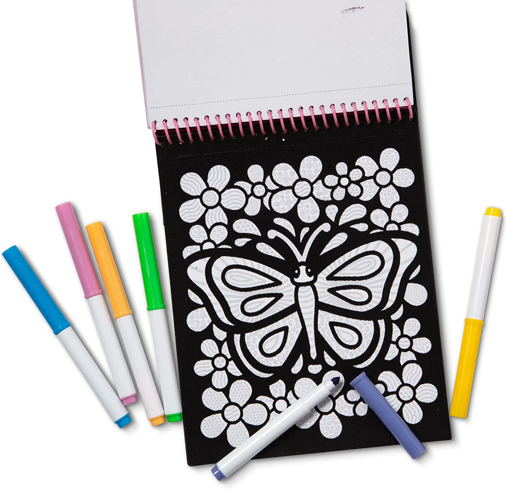 Melissa & Doug - Magic Velvet - Butterfly - On the Go Travel Activity