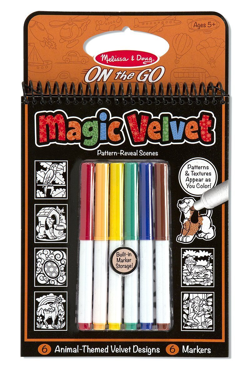 Melissa & Doug - Magic Velvet - Animal Scenes - ON the GO Travel Activity