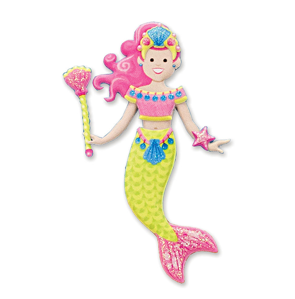 Melissa & Doug - Puffy Stickers Play Set Mermaid Pink