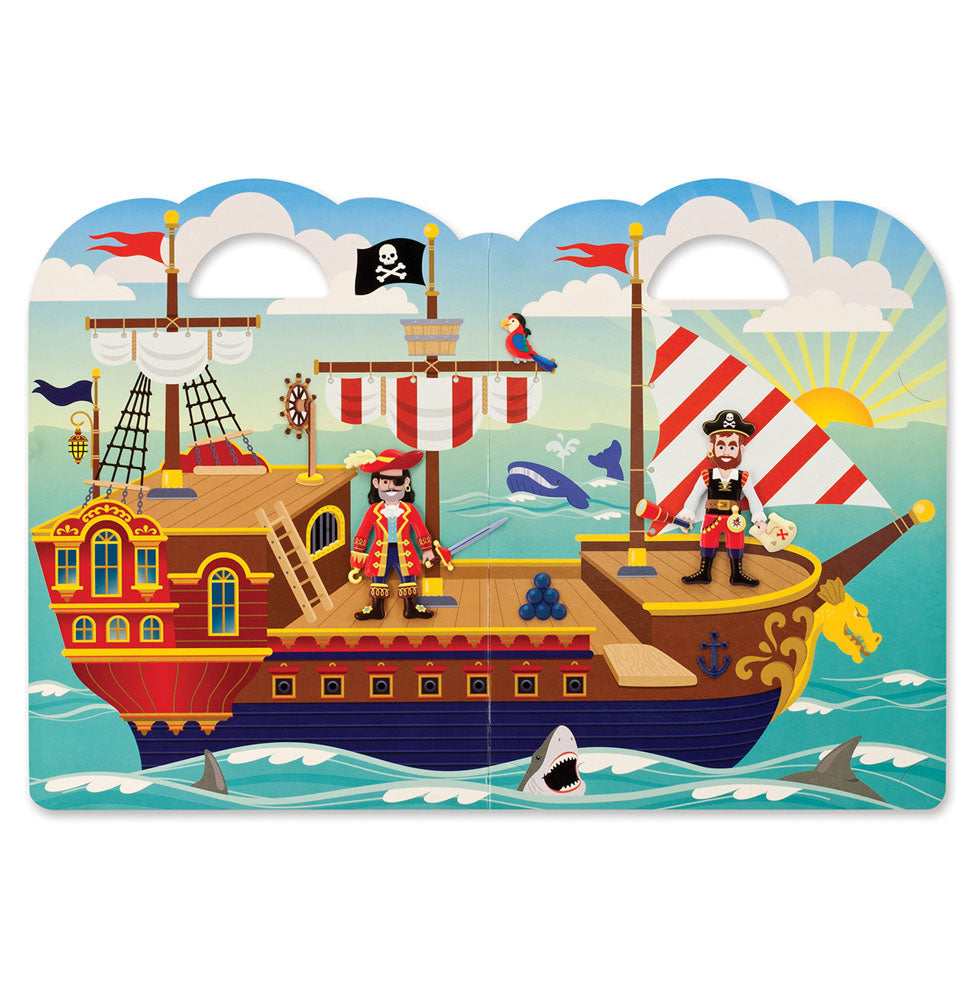 Melissa & Doug - Puffy Stickers Play Set - Pirate Ship