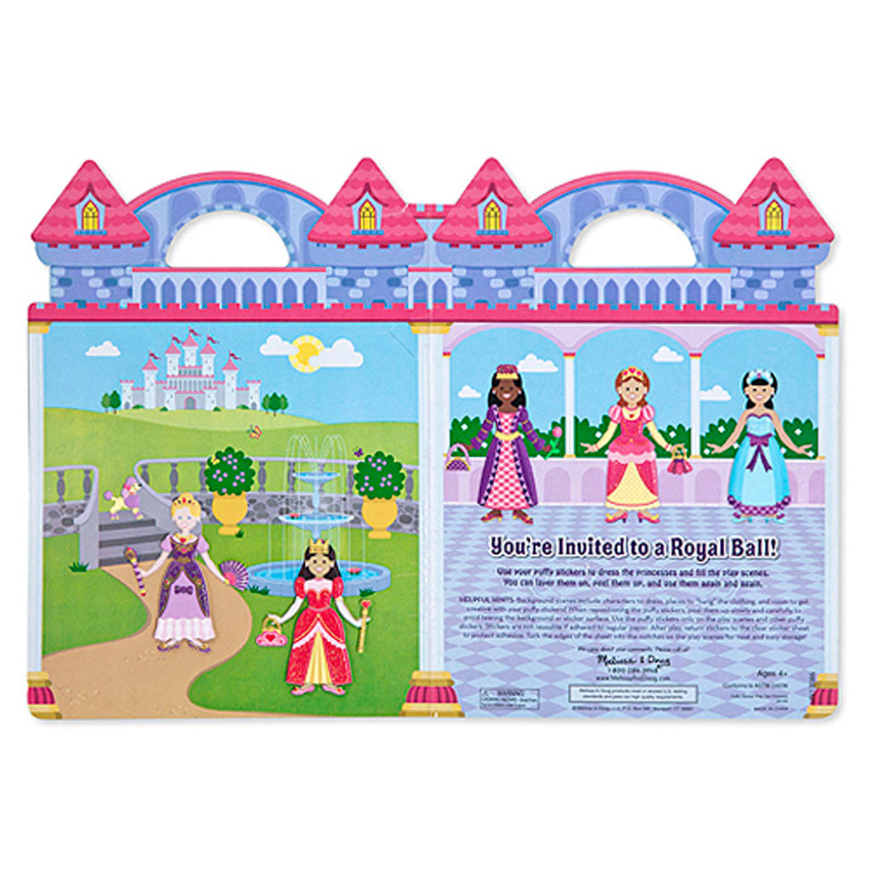 Melissa & Doug - Princess Puffy Stickers Play Set