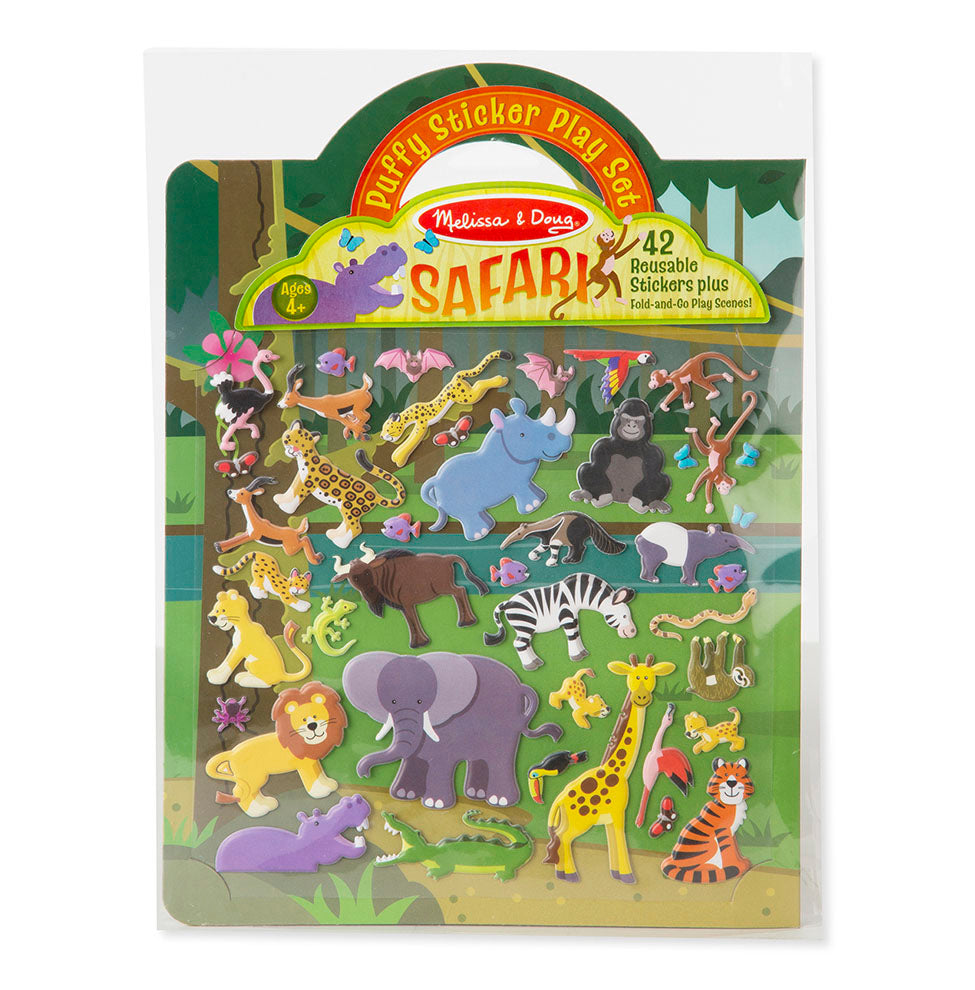 Melissa & Doug - Puffy Stickers Play Set - Safari