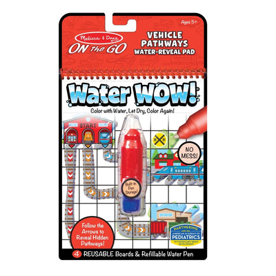 Melissa & Doug - Water WOW - Vehicle Pathways - On the Go Travel Activity