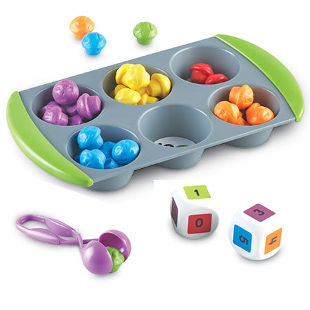 Learning Resources - Mini Muffin Match Up Math Activity Set
